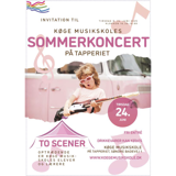 Musikskolens sommerkoncert på Tapperiet Musikskolens sommerkoncert på Tapperiet